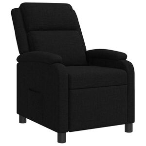 vidaXL Recliner Svart Tyg