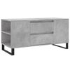 vidaXL Soffbord betonggr&aring; 102x44,5x50 cm konstruerat tr&auml;