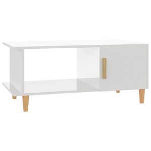 vidaXL Soffbord vit h&ouml;gglans 90x50x40 cm konstruerat tr&auml;