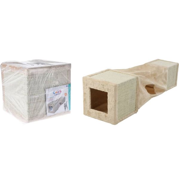 Pets Collection Kl&ouml;stunnel 29x29x106 cm beige