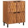 vidaXL Sideboard Acacia Brun Finish 60 x 33 x 75 cm Massivt mangotr&auml;