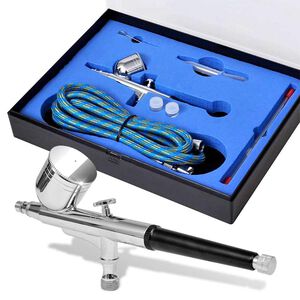 vidaXL Airbrush Set 0,2 / 0,3 / 0,5 mm munstycken