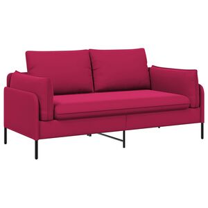 vidaXL 2-sits soffa 2-sits Vinr&ouml;d 188 x 81 x 89 cm Sammet