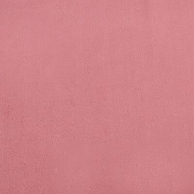 vidaXL Fotpall rosa 78x56x32 cm sammet