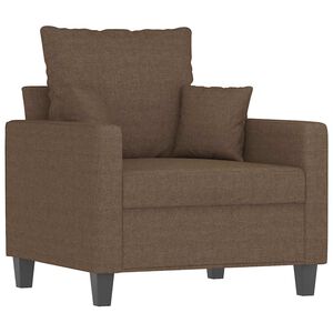 vidaXL F&aring;t&ouml;lj brun 60 cm tyg