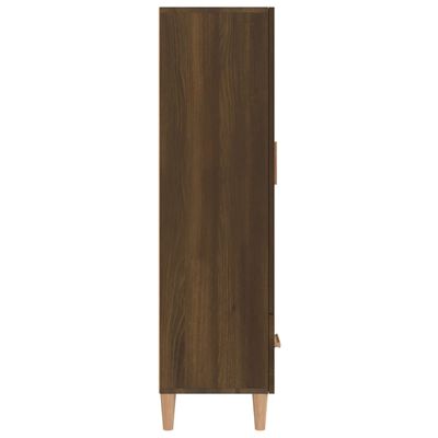 vidaXL Skåp brun ek 70x31x115 cm konstruerat trä