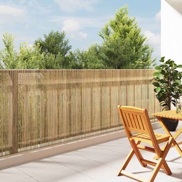 vidaXL Bambust&auml;ngsel Naturf&auml;rg 600 x 125 cm Bambu