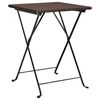 vidaXL Hopf&auml;llbart caf&eacute;bord brun 55x54x71 cm konstrotting
