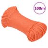 vidaXL Rep orange 3 mm 100 m polypropylen