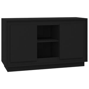 vidaXL Byr&aring; svart 102x35x60 cm konstruerat tr&auml;