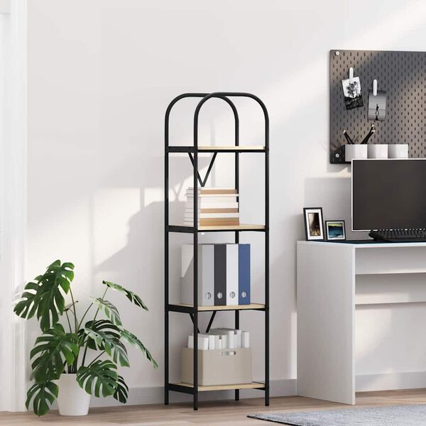 vidaXL Hyllsystem Sonoma-ek 40 x 30 x 146 cm Konstruerat tr&auml;