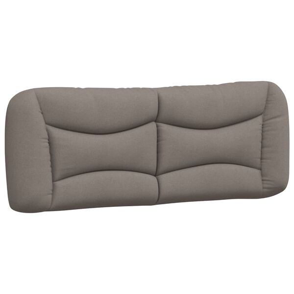 vidaXL Headboard Cushion "Hvar" Taupe 120 cm Fabric