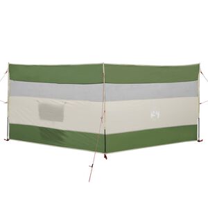 vidaXL Camping Vindskydd Grön 340x130 cm Vattentät