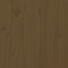 vidaXL Soffbord honungsbrun 60x53x35 cm massiv furu