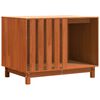 vidaXL Hundhus Vaxad brun 90 x 60 x 67 cm Massiv furu