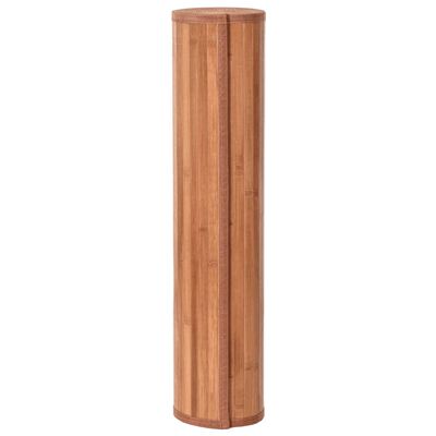 vidaXL Matta rektangulär brun 70x500 cm bambu