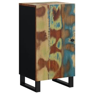 vidaXL Skänk med dörr 40x31x75 cm massivt återvunnet trä