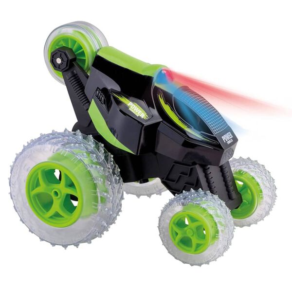 Happy People Radiostyrd stuntbil Power Tumbler gr&ouml;n och svart