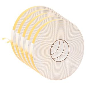 vidaXL Sj&auml;lvh&auml;ftande skumtape 5 st Vit 10mm x 10m CR skum