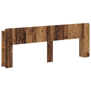 vidaXL S&auml;nggavelssk&aring;p med lagring Gammalt tr&auml; Konstruerat tr&auml;