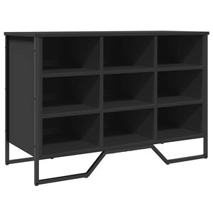 vidaXL Skosk&aring;p svart 90x38x61,5 cm konstruerat tr&auml;