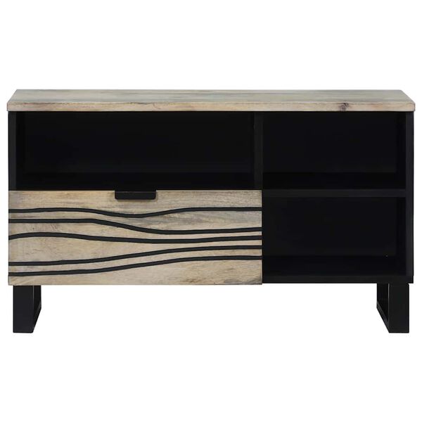 vidaXL TV Enheter med låda Vit 80 x 33 x 46 cm Konstruerat trä