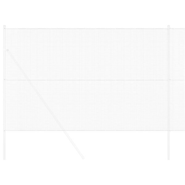 vidaXL Svetsat tr&aring;dst&auml;ngsel Silver 1.6 x 25 m