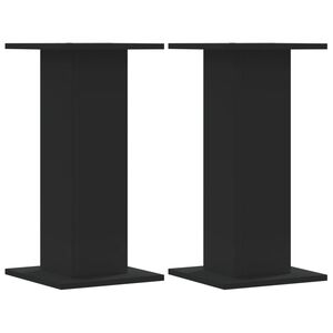 vidaXL V&auml;xtst&auml;ll 2 st svart 30x30x60 cm konstruerat tr&auml;