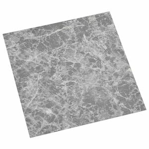vidaXL Sj&auml;lvh&auml;ftande golvplankor Gr&aring; och Vit 30,5 x 30,5 cm 20 st PVC
