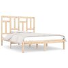 vidaXL S&auml;ngram massiv furu 140x190 cm