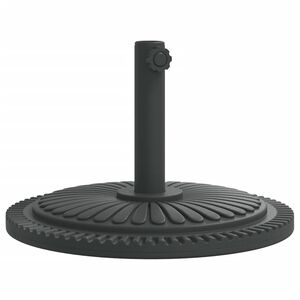 vidaXL Parasollfot f&ouml;r &Oslash;38 / 48 mm stolpar 12 kg rund