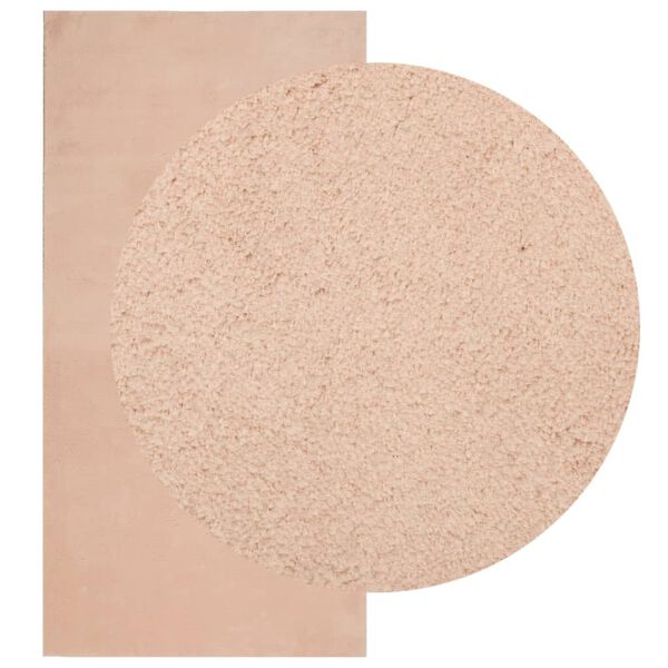 vidaXL Mjuk matta HUARTE med kort lugg tv&auml;ttbar rosa 100x200 cm