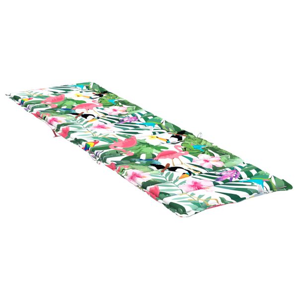 vidaXL Solsängsdyna flerfärgad oxfordtyg