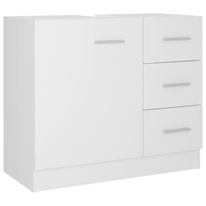 vidaXL Tv&auml;ttst&auml;llssk&aring;p vit 63x30x54 cm konstruerat tr&auml;