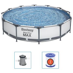Bestway Pool Steel Pro MAX med tillbeh&ouml;r 366x76 cm