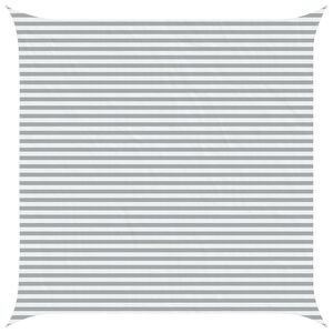 vidaXL Solskugge segel Ljusgr&aring; och vit. 5 x 5 m 100% polyester oxford