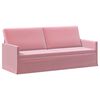 vidaXL 3-sitssoffa Rosa 190 x 81 x 82 cm Sammet (V)