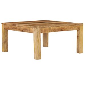 vidaXL Soffbord massivt mangotr&auml; 80x80x40 cm