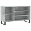 vidaXL Skosk&aring;p betonggr&aring; 102x36x60 cm konstruerat tr&auml;