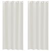 vidaXL Voile Gardin 2 st Kr&auml;m 225 x 140 cm Polyester