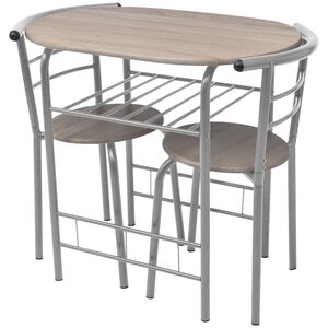 vidaXL Frukostbar med stolar MDF