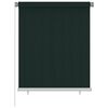 vidaXL Rullgardin utomhus 125 (B) x 140 (H) cm m&ouml;rkgr&ouml;n HDPE