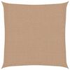 vidaXL Solsegel 160 g/m&sup2; taupe 2x2 m HDPE