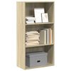 vidaXL Bokhylla sonoma-ek 60x30x114 cm konstruerat tr&auml;
