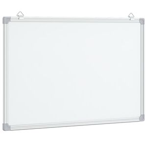 vidaXL Magnetisk whiteboard 40x30x1,7 cm aluminium