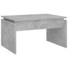 vidaXL Soffbord betonggr&aring; 68x50x38 cm konstruerat tr&auml;