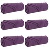 vidaXL Filtar 6 pcs Lila 270 x 240 cm Fleece