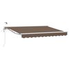 vidaXL Elektrisk Retraktabel Markis Taupe 3 x 2,5 m