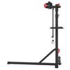 vidaXL Cykelmonteringsställ hopfällbart 92-152 cm röd stål