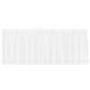 vidaXL Spetsgardin Vit 80 x 400 cm Polyester